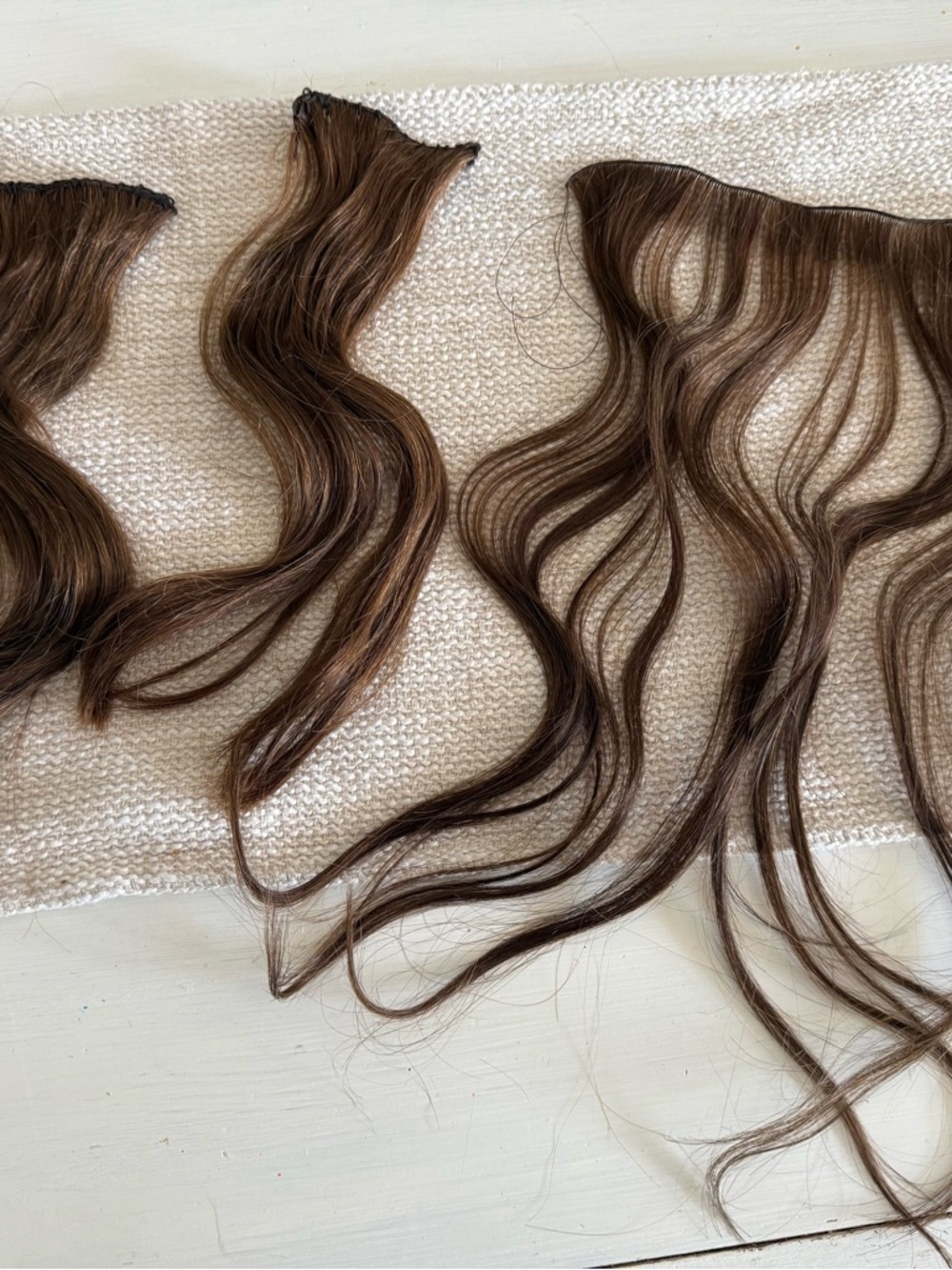 Real Sew-In Hair Extensions - Natural Brown